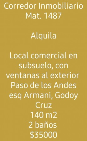 Local Comercial - Godoy Cruz